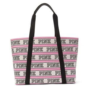 Pink Branded Tote Bag